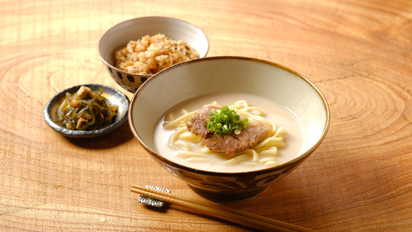琉球生麺 Sui「白湯スープとあぐー肉」